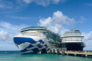 Carnival-and-Princess-Docked-Grand-Turks