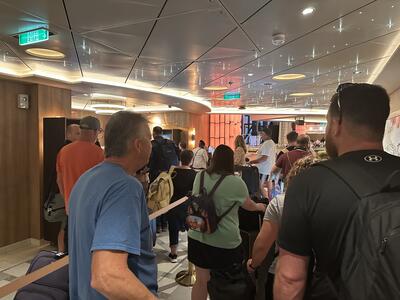 Celebration disembarkation